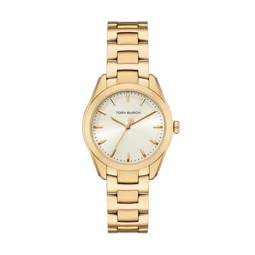 Tory Burch Women's Miller Gold-Tone Stainless Steel Watch (Model: TBW9060) | 34mm, Quartz, Water-Resistant 50m thumbnail 1