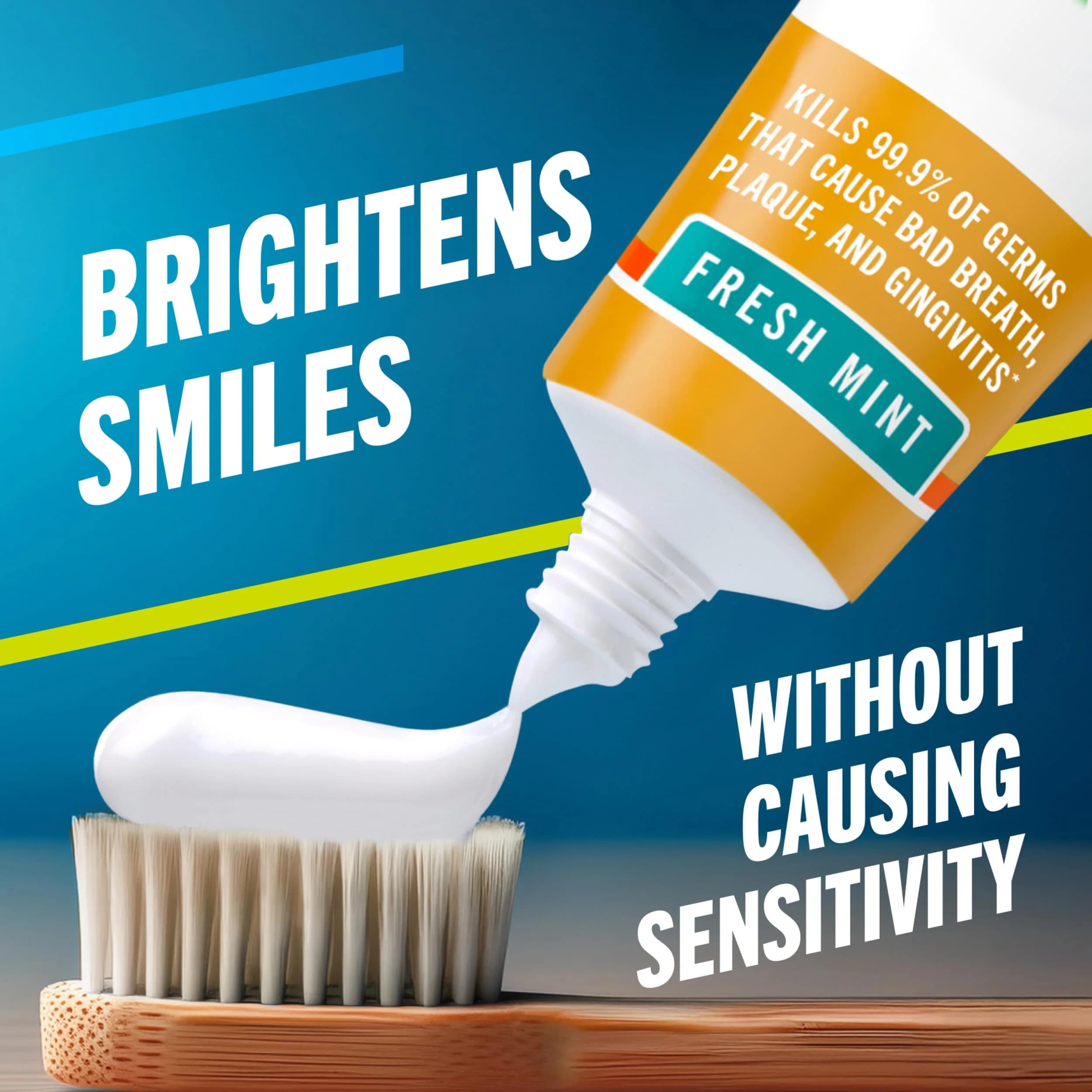 TheraBreath Deep Clean Toothpaste Fresh Mint 8 oz (227 g) | Kills Germs Causing Bad Breath, Plaque & Gingivitis - view 5