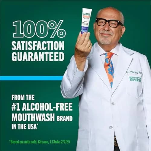 TheraBreath Healthy Gums Toothpaste Clean Mint 8 oz (240 ml) | Dentist-Formulated for Gum Health thumbnail 9