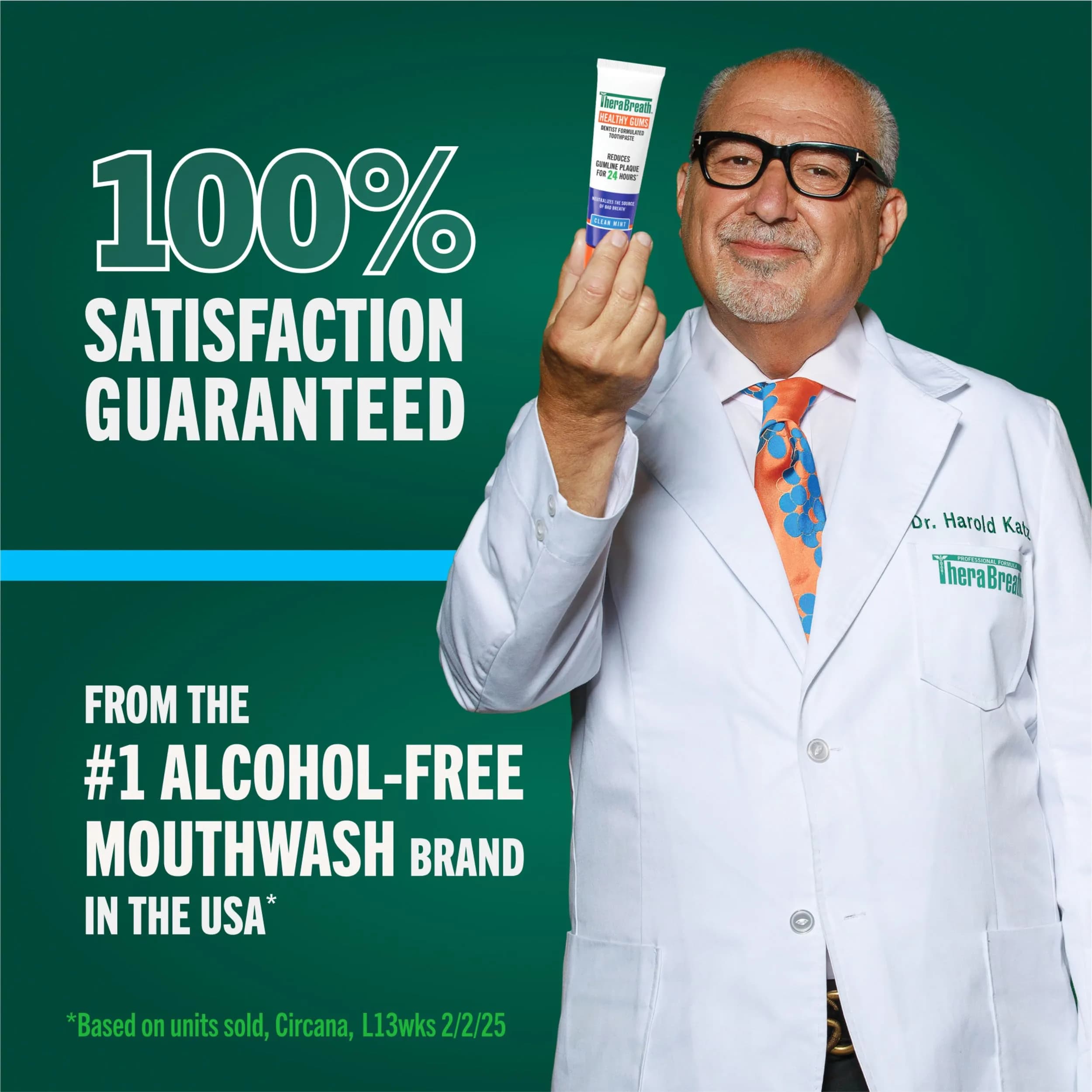 TheraBreath Healthy Gums Toothpaste Clean Mint 8 oz (240 ml) | Dentist-Formulated for Gum Health - view 9