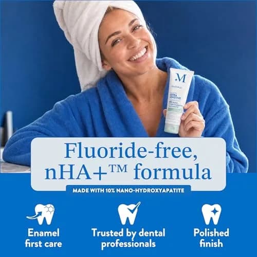 Mouthology Extra Sensitive 10% Nano Hydroxyapatite Toothpaste 118ml (4oz) | Fluoride-Free Enamel Strengthening thumbnail 6