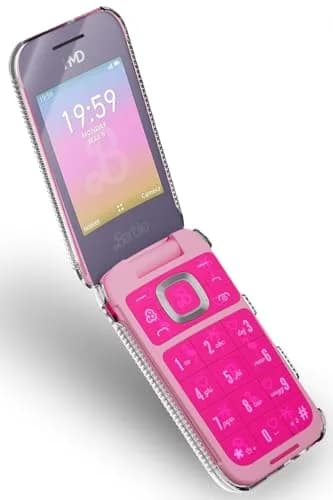 Nakedcellphone Clear Case for HMD Barbie Flip Phone (USA Version ONLY) - 12.3cm (4.84in) Length | Slim Fit with Textured Grip thumbnail 9