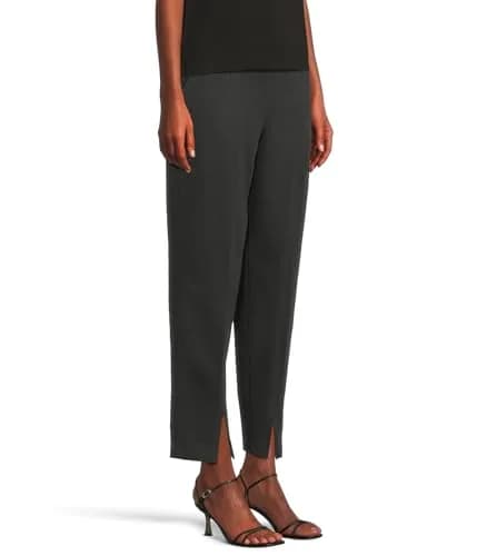 Pact Women's Airplane Tapered Leg Pants Charcoal Heather | Organic Cotton, Relaxed Fit, Ankle Length thumbnail 2