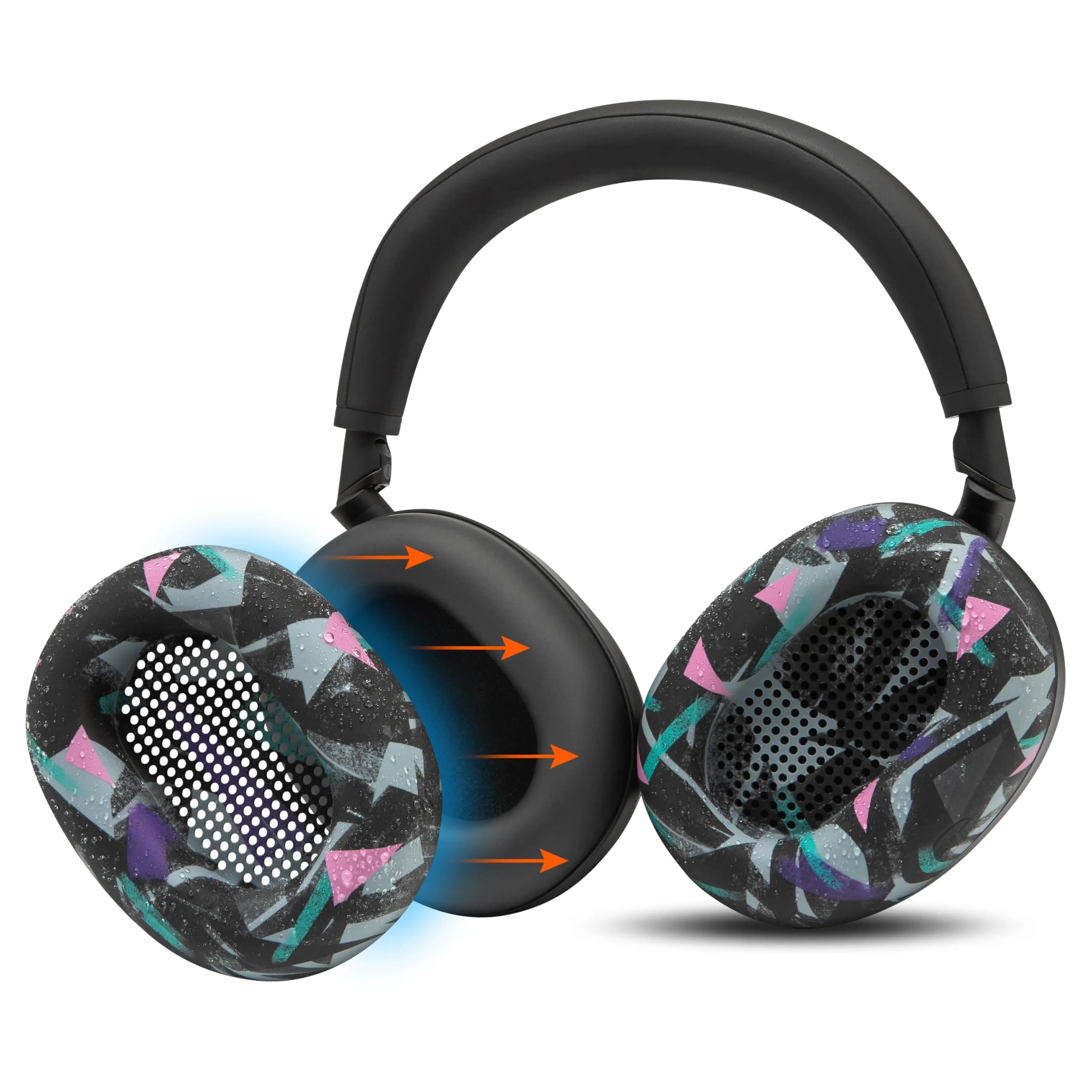 WC SweatZ XM6 Silicone Sweat Covers for Sony WH-1000XM6 | Sweatproof, Washable, Durable (70-120 chars) - main product image