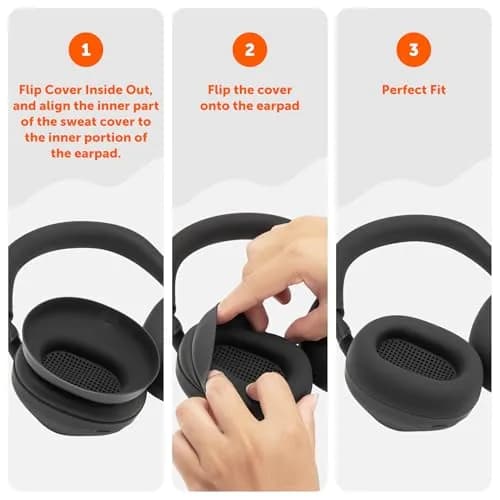 WC SweatZ XM6 Silicone Sweat Covers for Sony WH-1000XM6 | Sweatproof, Washable, Durable thumbnail 5