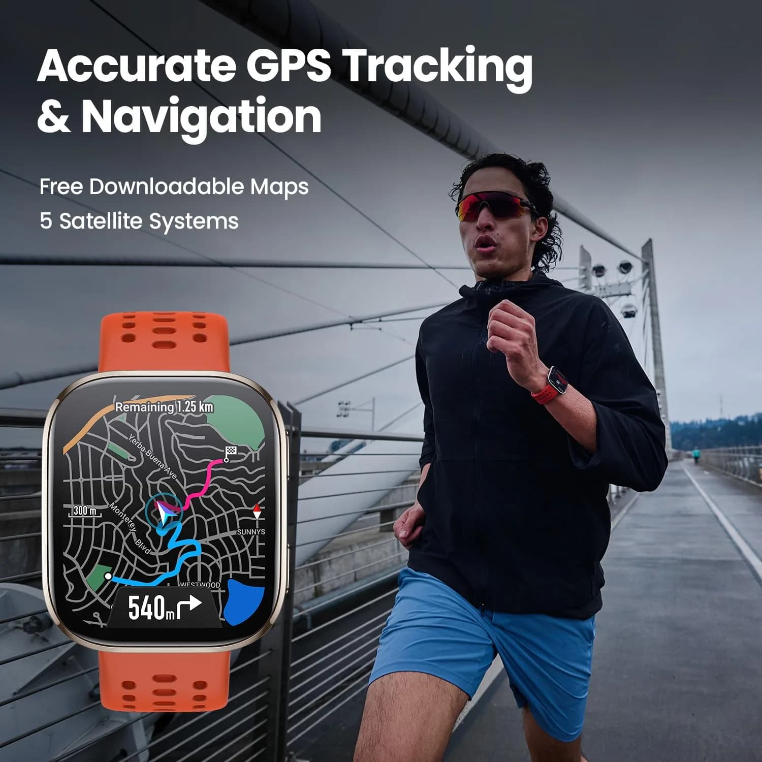 Amazfit Bip 6 Smart Watch 44mm Black | 14 Day Battery - view 5