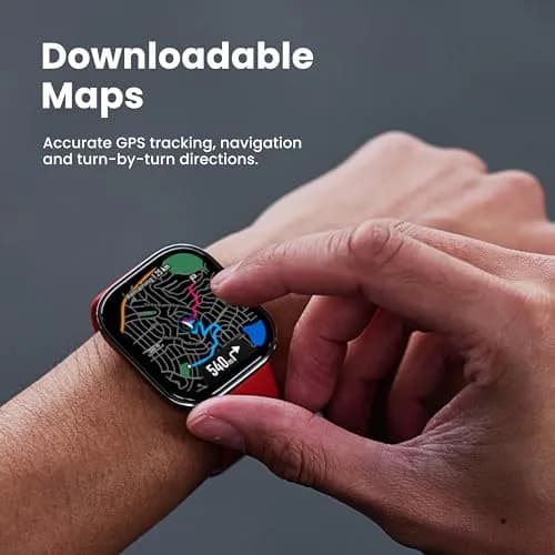 Amazfit Bip 6 Smart Watch 46mm Red | 1.97" AMOLED Display, 14-Day Battery, GPS, AI Coaching thumbnail 4