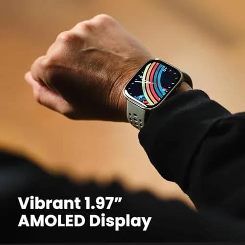Amazfit Bip 6 Smart Watch 46mm Red | 1.97" AMOLED Display, 14-Day Battery, GPS, AI Coaching thumbnail 2