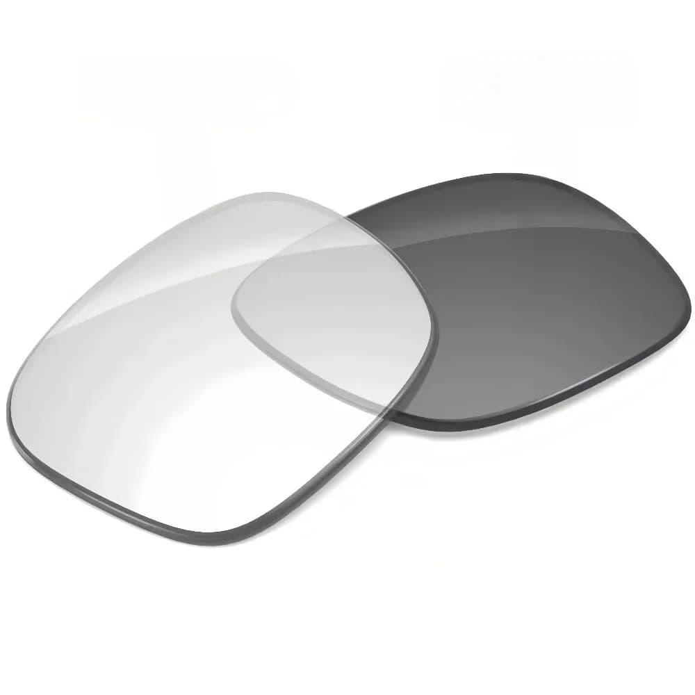 Harlafou Clear to Gray-Photochromatic Replacement Lenses for Ray-Ban Meta RW4008 Smart Glasses 53mm | Transition Lenses — Clear to Gray-photochromatic