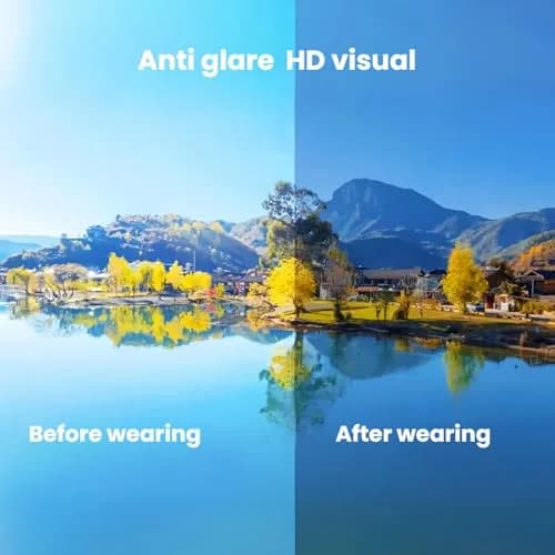 Harlafou Clear to Gray-Photochromatic Replacement Lenses for Ray-Ban Meta RW4008 Smart Glasses 53mm | Transition Lenses thumbnail 4