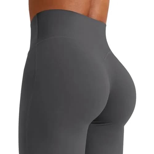 YEOREO Women's Straight Leggings 31.5" Inseam | High Waisted Yoga Pants for Gym & Lounging thumbnail 6