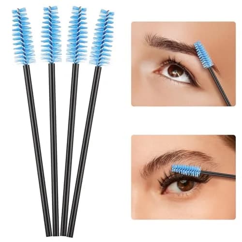 BTYMS Disposable Mascara Wands Eyelash Brush Brow Applicators 10 cm | Perfect for Lash Extensions & Clumping-Free (70-120 chars) thumbnail 4