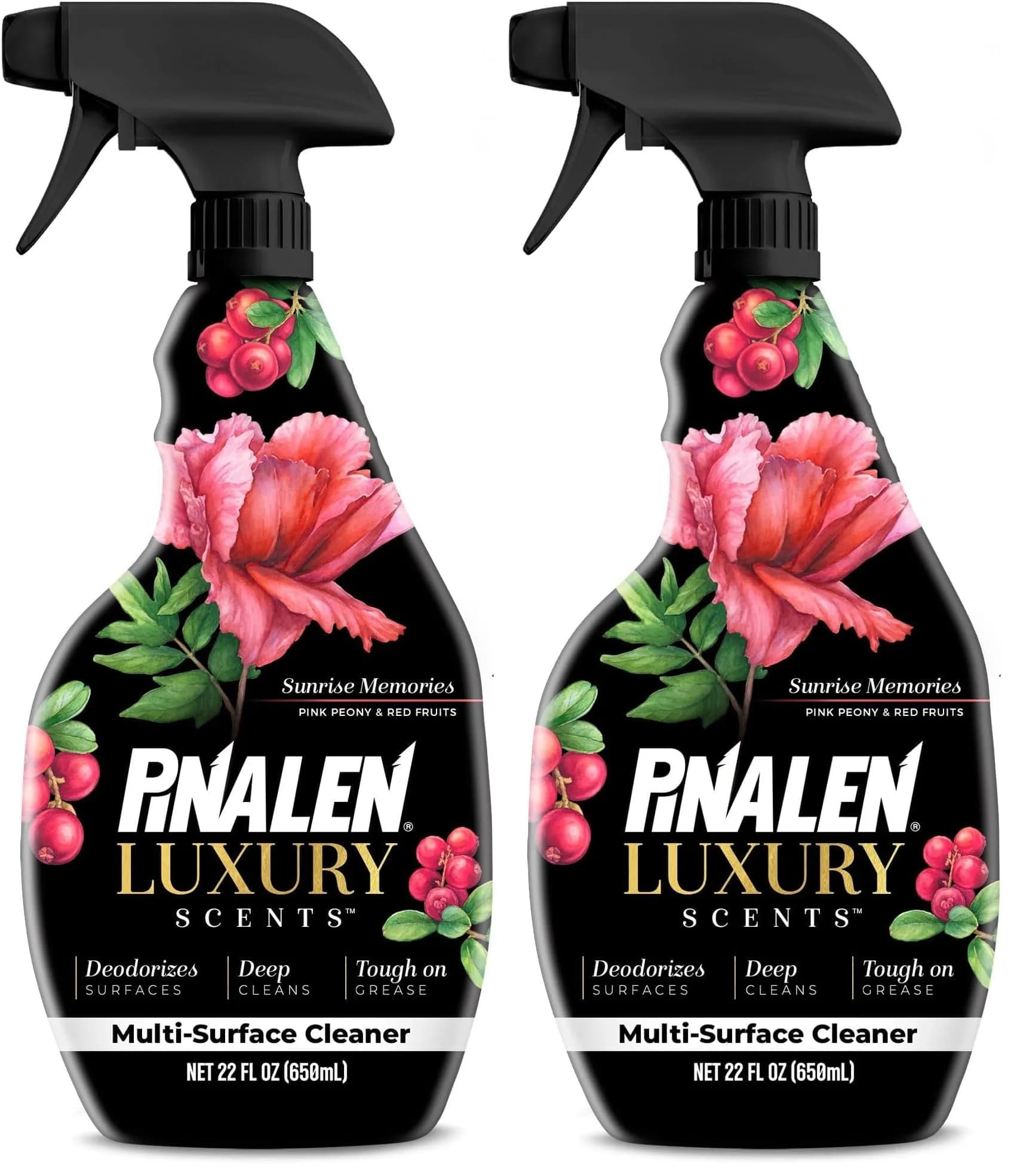 PINALEN Multipurpose Cleaning Spray 22 fl oz | Luxury Sunrise Memories Fragrance for Kitchen & Surfaces