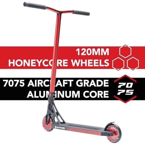 Root Industries Invictus Complete Pro Scooter – 120mm Honeycore Wheels, Chromolite Bars, HIC Compression & Cut-Out Deck (Burnt Red) | Lightweight & Durable thumbnail 4