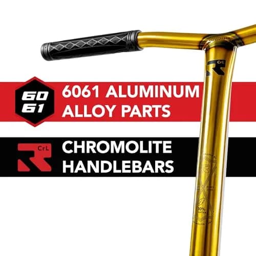 Root Industries Invictus Complete Pro Scooter – 120mm Honeycore Wheels, Chromolite Bars, HIC Compression & Cut-Out Deck (Burnt Gold) | Lightweight & Durable thumbnail 5