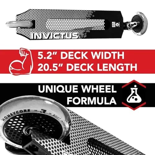 Root Industries Invictus Complete Pro Scooter – 120mm Honeycore Wheels, Chromolite Bars, HIC Compression & Cut-Out Deck (Black (2025)) | Lightweight & Durable thumbnail 6