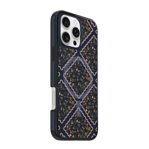 OtterBox iPhone 16 Pro Max Symmetry Series Clear Case - Blue Floral | Slim, Drop-Proof & MagSafe Compatible thumbnail 4