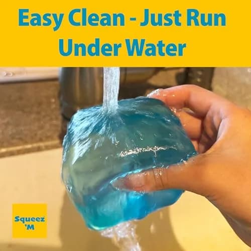 Squeez'M Big Block Premium Stress Cube | ASTM Certified Non-Toxic Slow-Rise Sensory Toy (2.5 x 2.25 x 2.5 inches) thumbnail 7