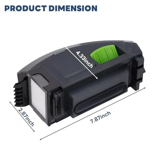 Sgizoku Dust Bin Box for iRobot Roomba i3 i3+ i4 i4+ i6 i6+ i7 i7+ i8 i8+ E5 E6 E7 J7 Vacuum Cleaner | Replacement Waste Dustbin Part thumbnail 2