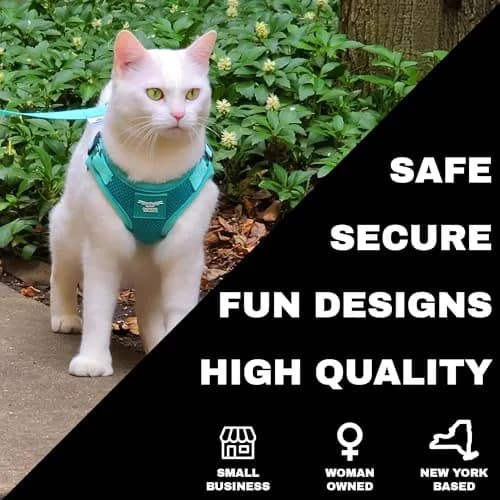 Your Cat Backpack Travel Cat Harness and Leash Set - Adjustable Mesh Fit for Outdoor Cats (Large) thumbnail 7