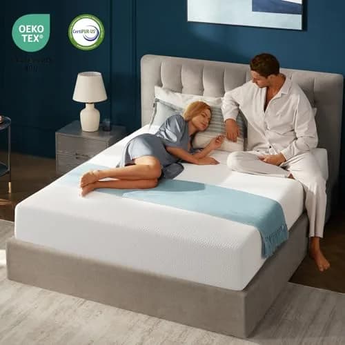 Seventable Twin Size 8 Inch Gel Memory Foam Mattress in a Box | Fiberglass Free, CertiPUR-US Certified, Breathable & Supportive thumbnail 5