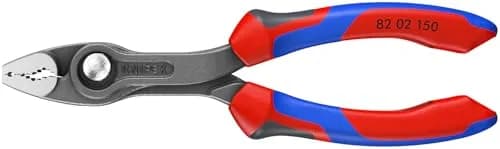 KNIPEX Tools 82 02 150 SBA TwinGrip Pliers, 15.25cm | Heavy-Duty Grip for Stripped Screws thumbnail 1