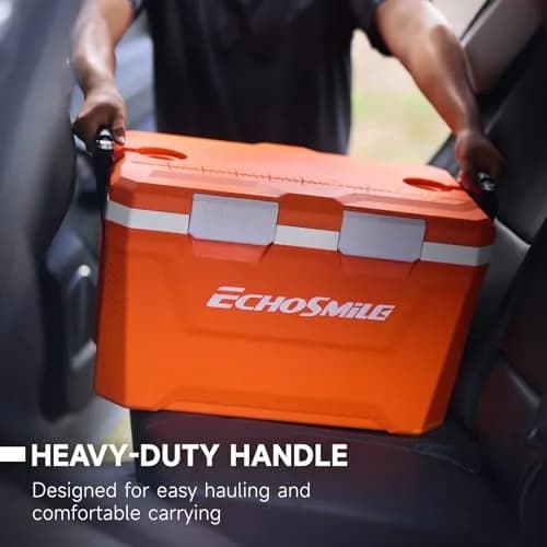 EchoSmile 35 Quart Insulated Cooler | Large Capacity, Durable & Portable (70-120 chars) thumbnail 3