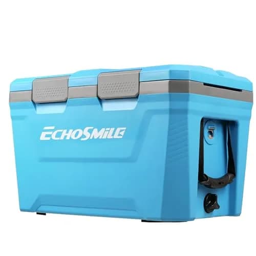 EchoSmile 35 Quart Insulated Cooler Blue | Large Capacity, Durable & Portable thumbnail 8