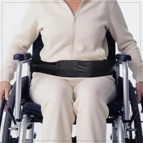 Rainbowstar Wheelchair Thigh Strap Leg Support for Elderly & Dementia | Elastic, Adjustable, Durable Support Strap thumbnail 5