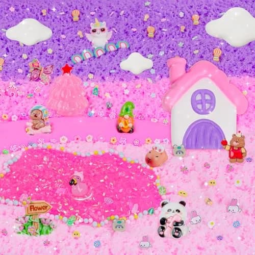 LAWOHO 12-Pack Pink Slime Kit | 720ml Total Butter Cloud Squishy Party Favor Set thumbnail 5