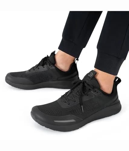 FEFELUIS Men's Zero Drop Running Shoes Wide Toe Box Black Size 9 (25.4cm / 9 US Wide) thumbnail 2
