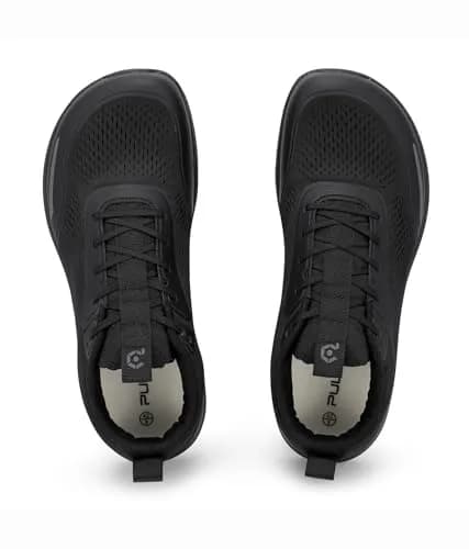 FEFELUIS Men's Zero Drop Running Shoes Wide Toe Box Black Size 9 (25.4cm / 9 US Wide) thumbnail 3