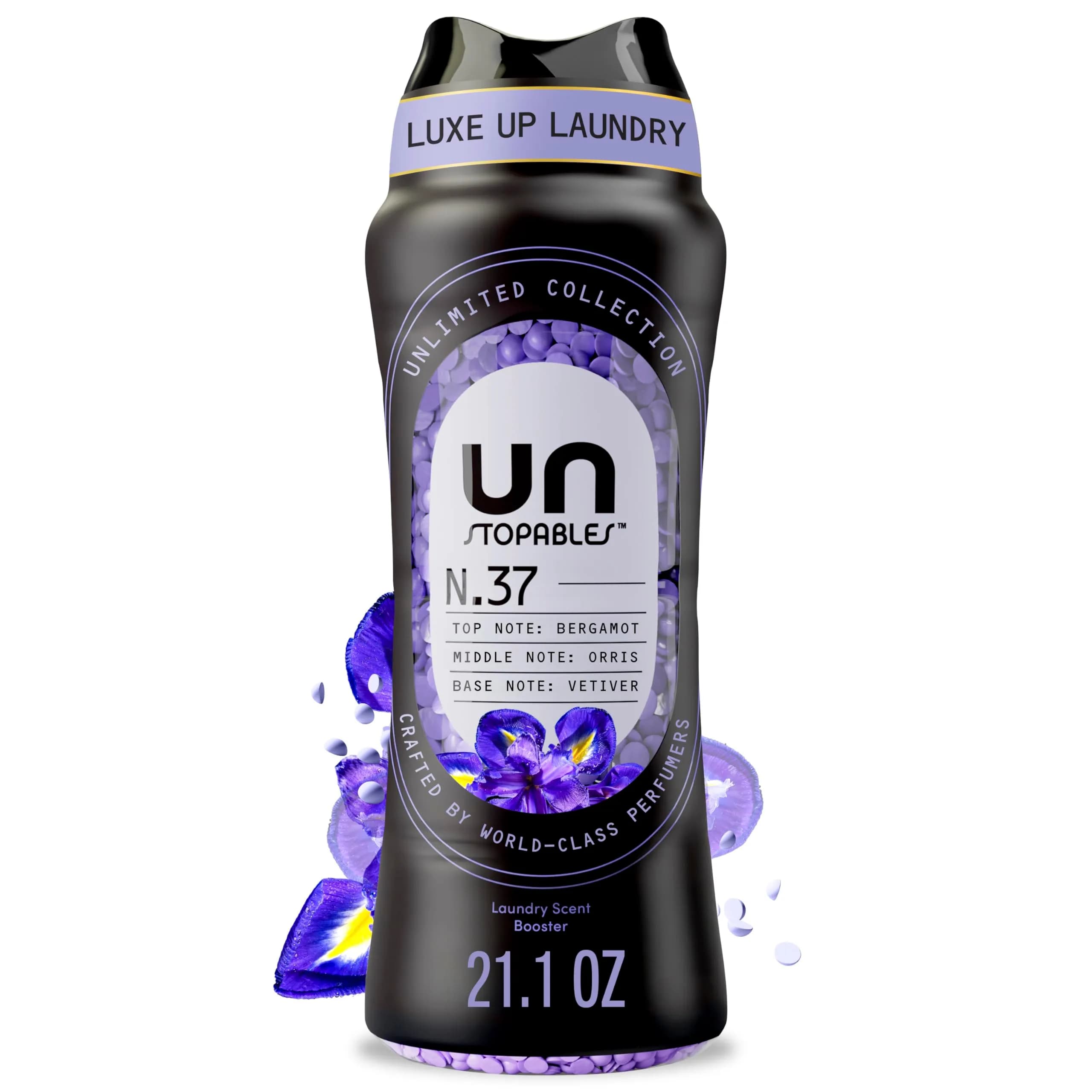 Downy Unstopables Unlimited Laundry Scent Booster Beads in Bergamot, 21.1 oz | Long-lasting Fragrance with Sandalwood & Red Fruit - main product image