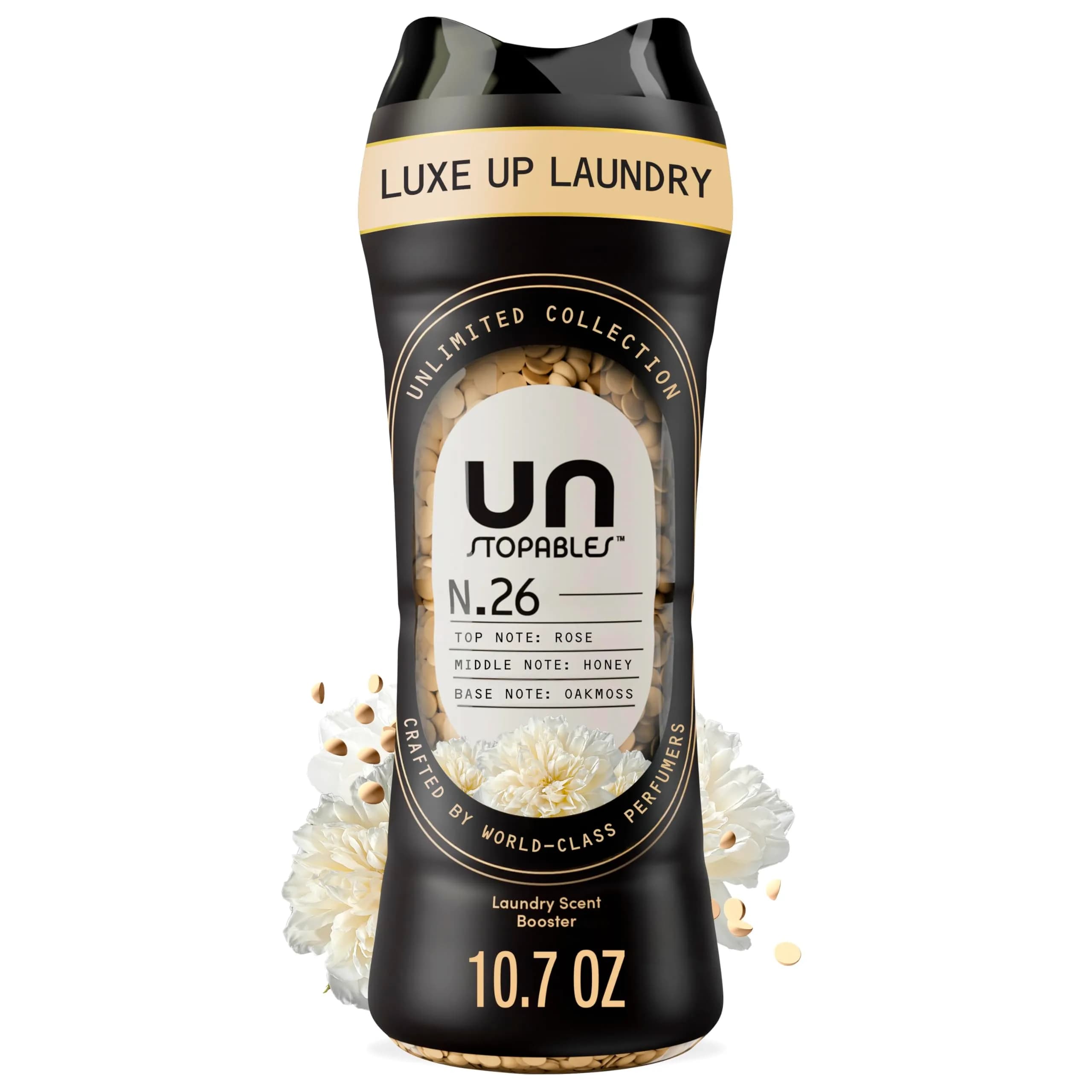 Downy Unstopables Unlimited Laundry Scent Booster Beads No. 26 Rose, 10.7 oz | Long-Lasting Fragrance Harmony - main product image