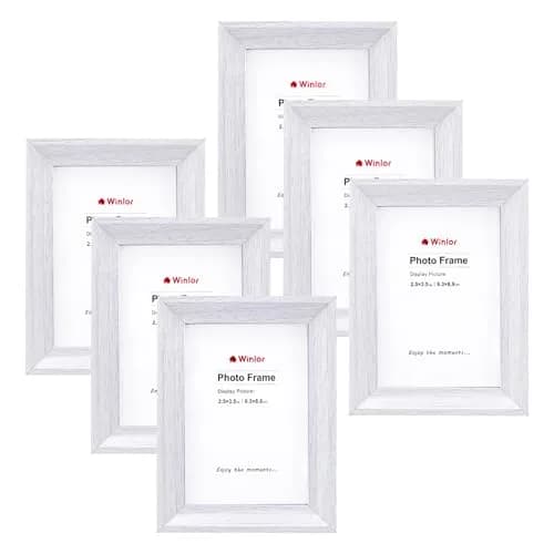 Winlor Mini Picture Frames 2.5x3.5 Inch | Small Photo Frames for Wall & Table thumbnail 1