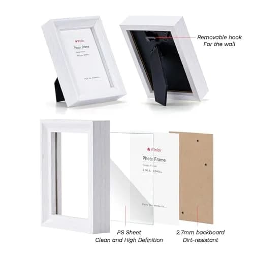 Winlor Mini Picture Frames 2.5x3.5 Inch | Small Photo Frames for Wall & Table thumbnail 4