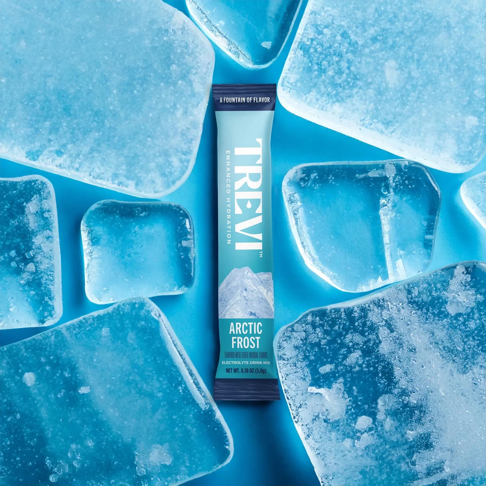 TREVI™ Sugar Free Electrolytes Drink Mix Powder Packets, Arctic Frost Flavor, 28 Count | Essential Hydration for Daily Wellness - view 2
