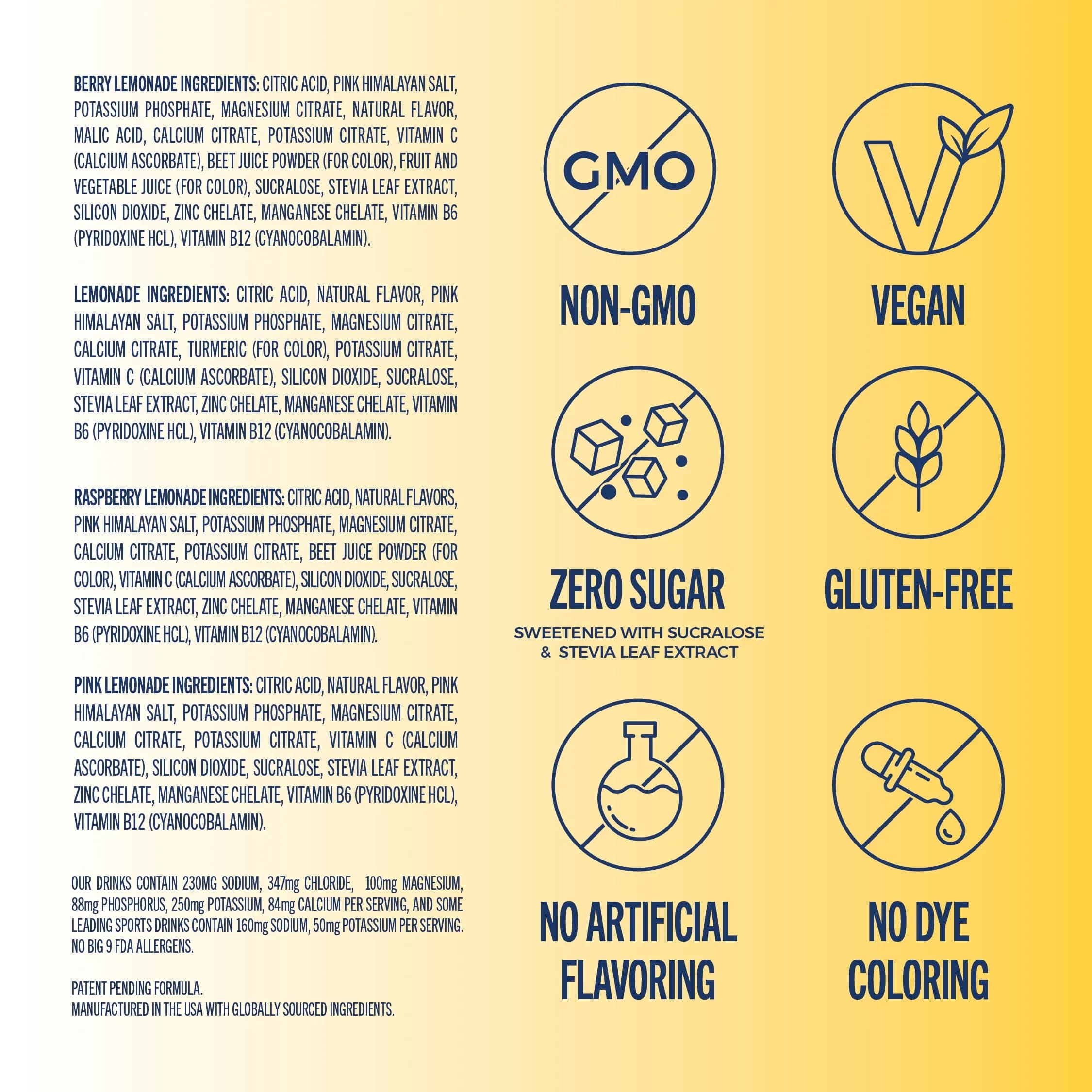 TREVI™ Everyday Sugar Free Electrolytes Drink Mix Powder Packets, 28 Count Lemonade Variety Pack | Hydration Powder for Daily Wellness - view 5