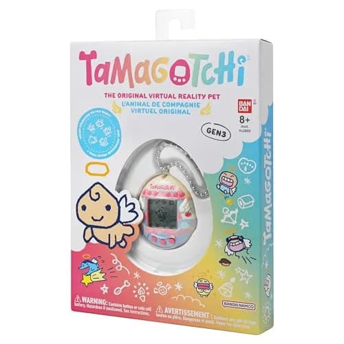 Tamagotchi Original Angel Cake Electronic Pet | Interactive Virtual Pet with Shooting Star Mini-Game thumbnail 5