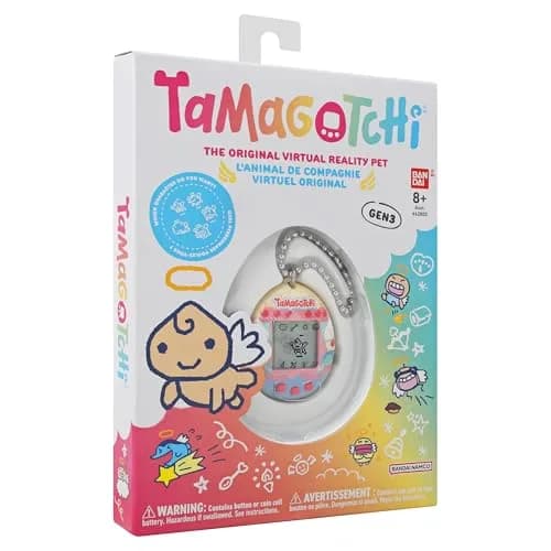 Tamagotchi Original Angel Cake Electronic Pet | Interactive Virtual Pet with Shooting Star Mini-Game thumbnail 6