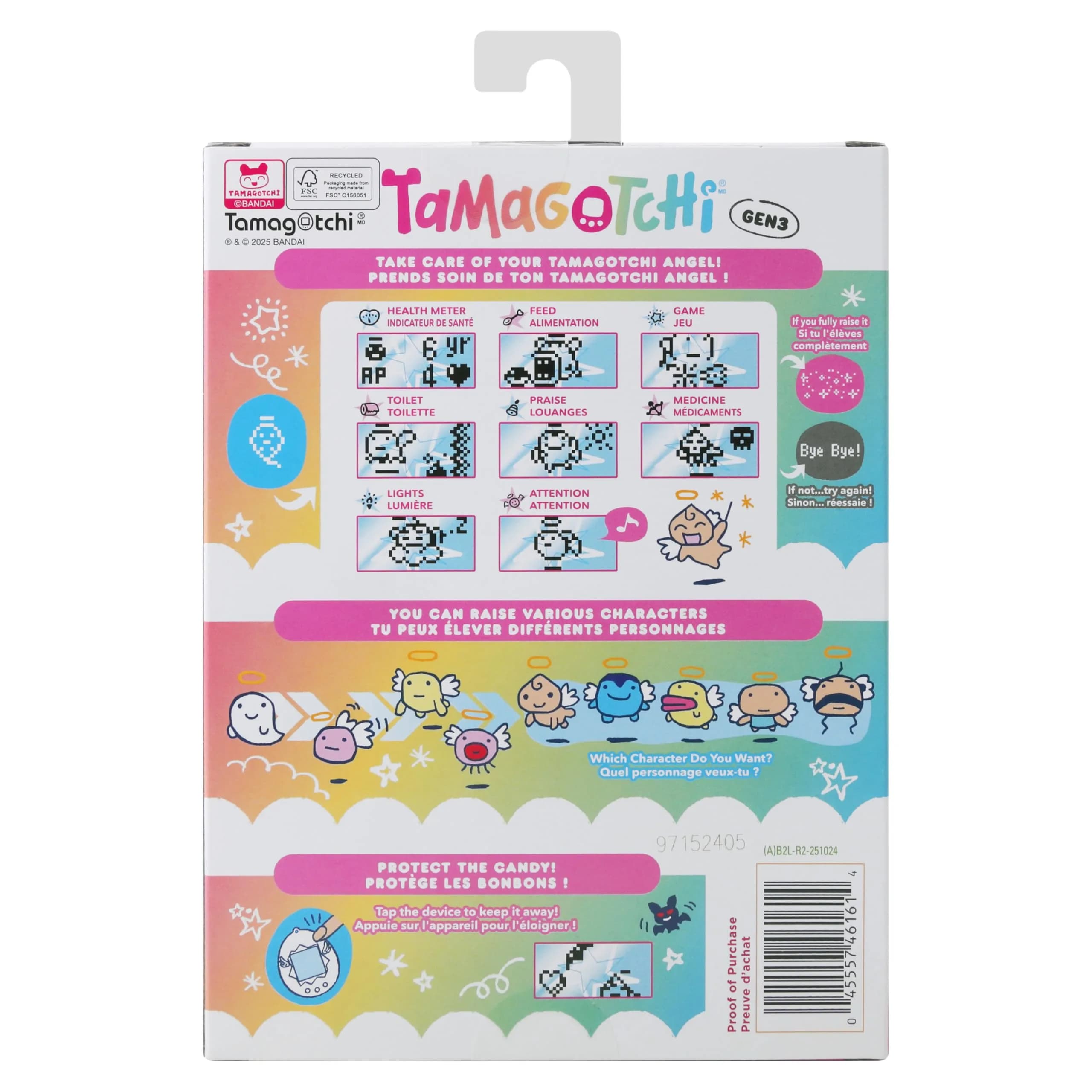 Tamagotchi Original Angel Cake Electronic Pet | Interactive Virtual Pet with Shooting Star Mini-Game - view 7