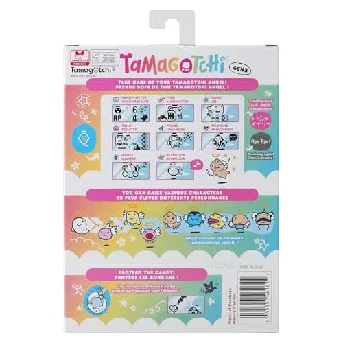 Tamagotchi Original Angel Cake Electronic Pet | Interactive Virtual Pet with Shooting Star Mini-Game thumbnail 7