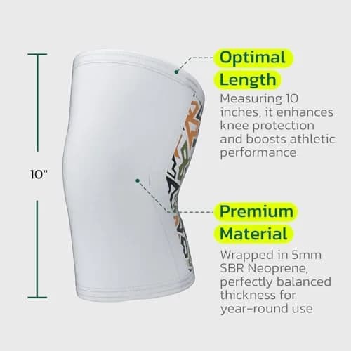 aoFIT 5mm Knee Brace for Fitness & Weightlifting, Medium (1 Pair) | Medical Grade Support for Joint Pain thumbnail 2