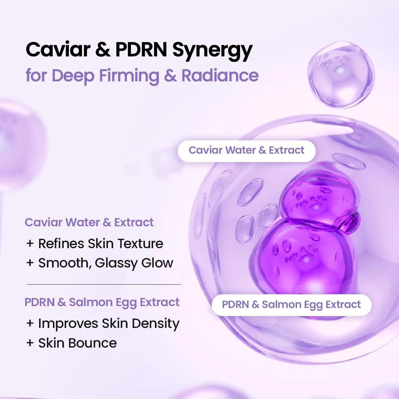 BIODANCE Rejuvenating Caviar PDRN Real Deep Mask Pack (4 x 34g / 1.19oz) | Overnight Hydrogel Skin Recovery - view 4