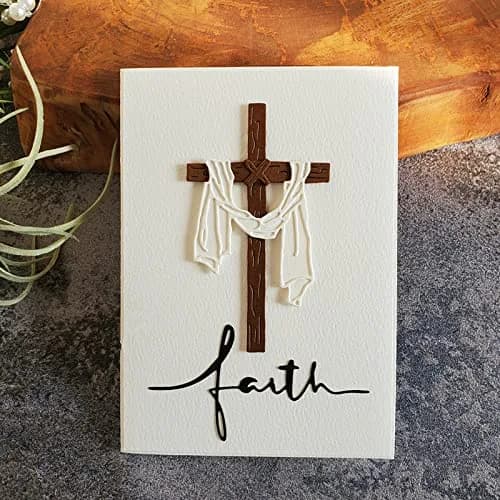 DIY Scrapbooking Artist Happy Easter Cross Metal Cutting Dies 12.1cm (4.76in) | Easter Crucifixion Frame Die Cuts for Card Making thumbnail 3