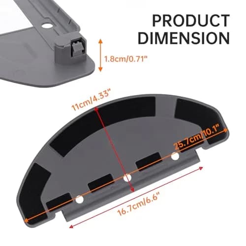 Sgizoku Mop Pad Plate Accessory for Ecovacs Deebot T8/T9/N8 Pro & Yeedi Vac Max 1 Pack | Stainless Steel Replacement Part thumbnail 4