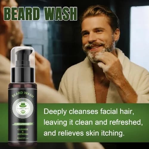 XIKEZAN Beard Kit for Men Grooming & Care w/Cedarwood-Soften,Soothe Beard | Complete Grooming Set for All Beard Types thumbnail 3
