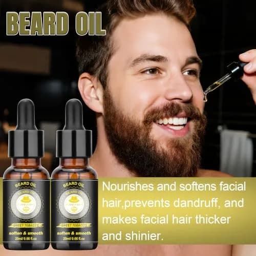 XIKEZAN Beard Kit for Men Grooming & Care w/Sweet Tobacco | Soften & Soothe Beard thumbnail 5