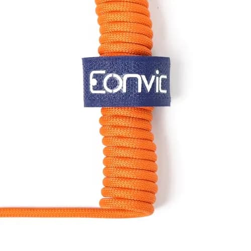 Eonvic HDMI 2.1 8K Cable 25cm | High Speed Braided Coiled Extender for Monitors & Cameras thumbnail 2