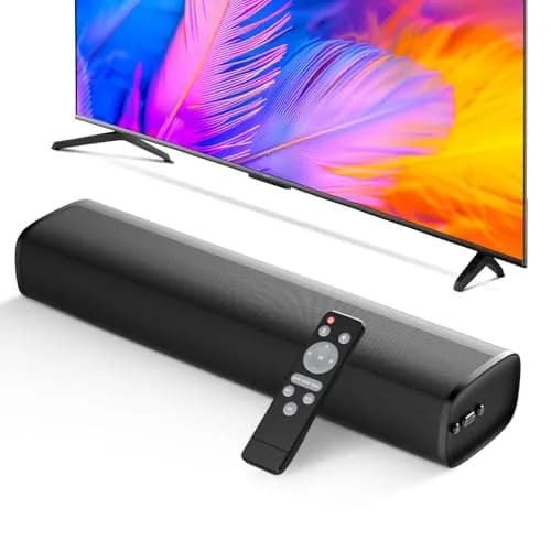 MZEIBO Sound Bar 50W | Compact Bluetooth 5.3 Speaker 17Inch for Home Theater thumbnail 1